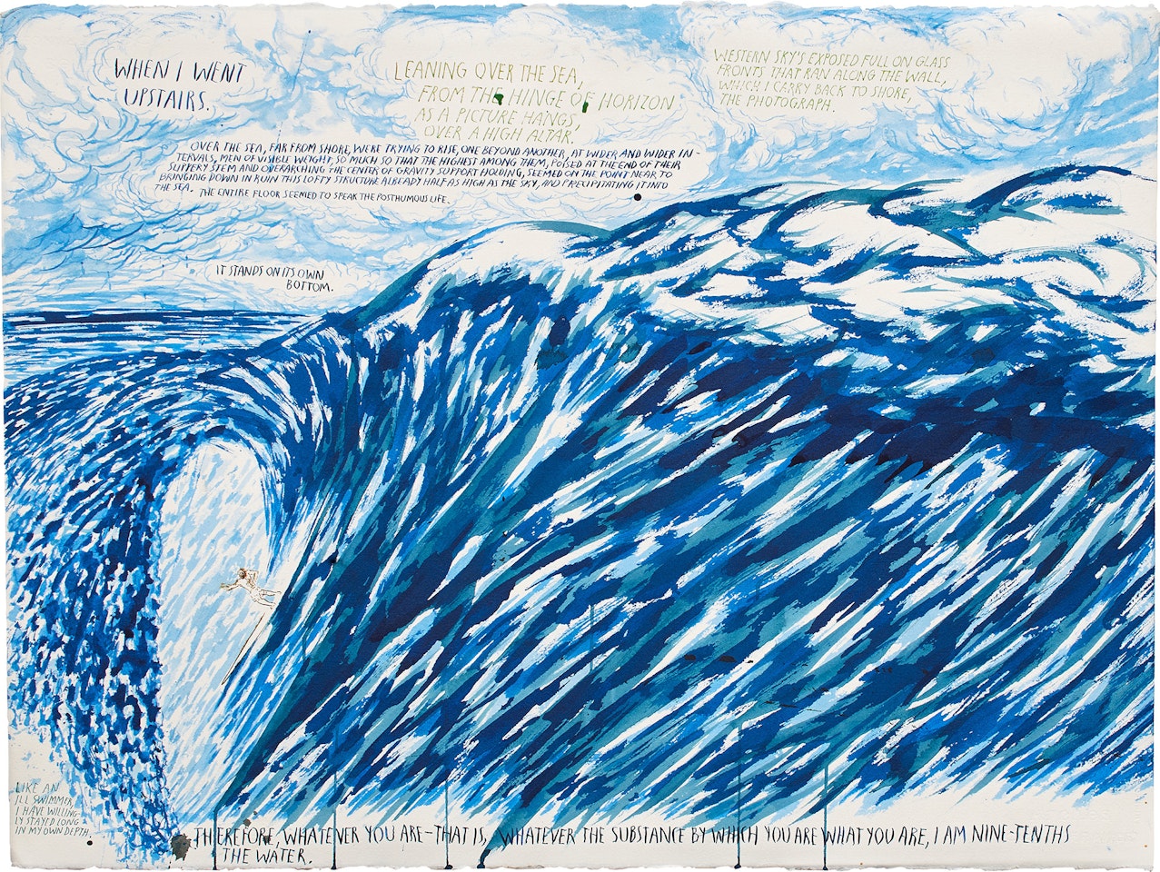 No Title (When I went) by Raymond Pettibon