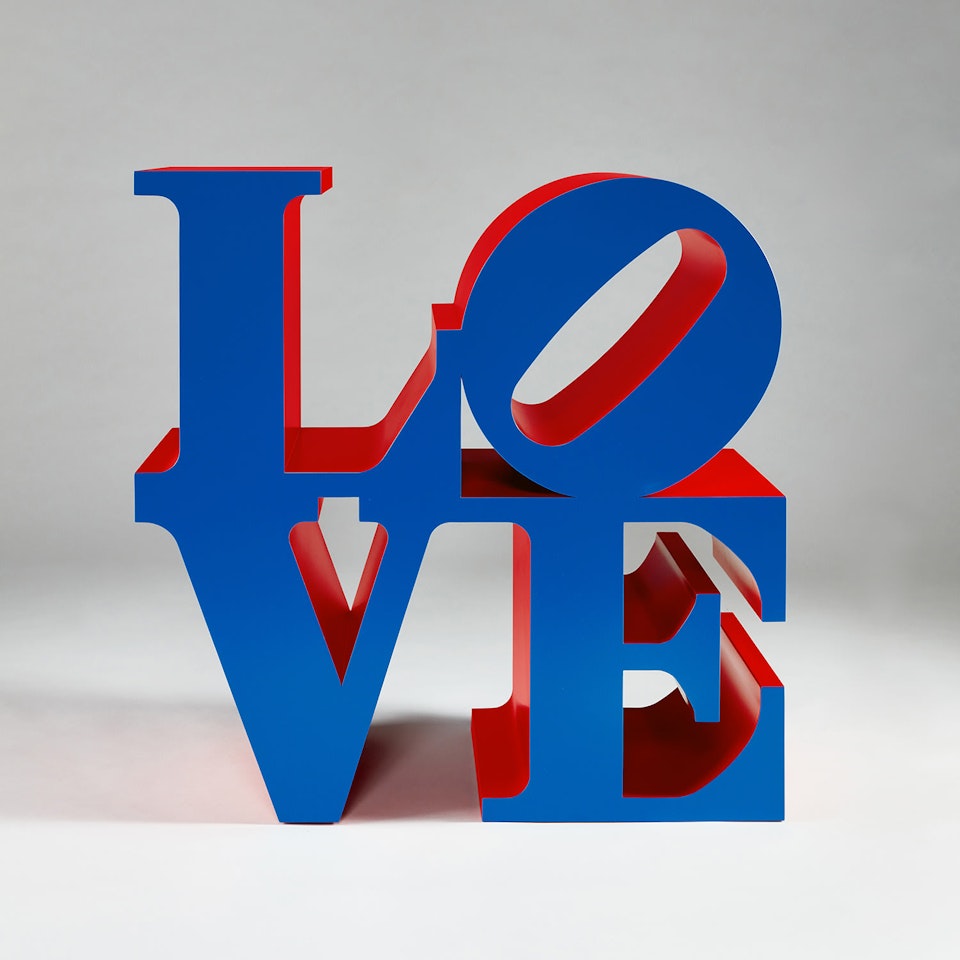 LOVE (Blue Faces Red Sides) by Robert Indiana