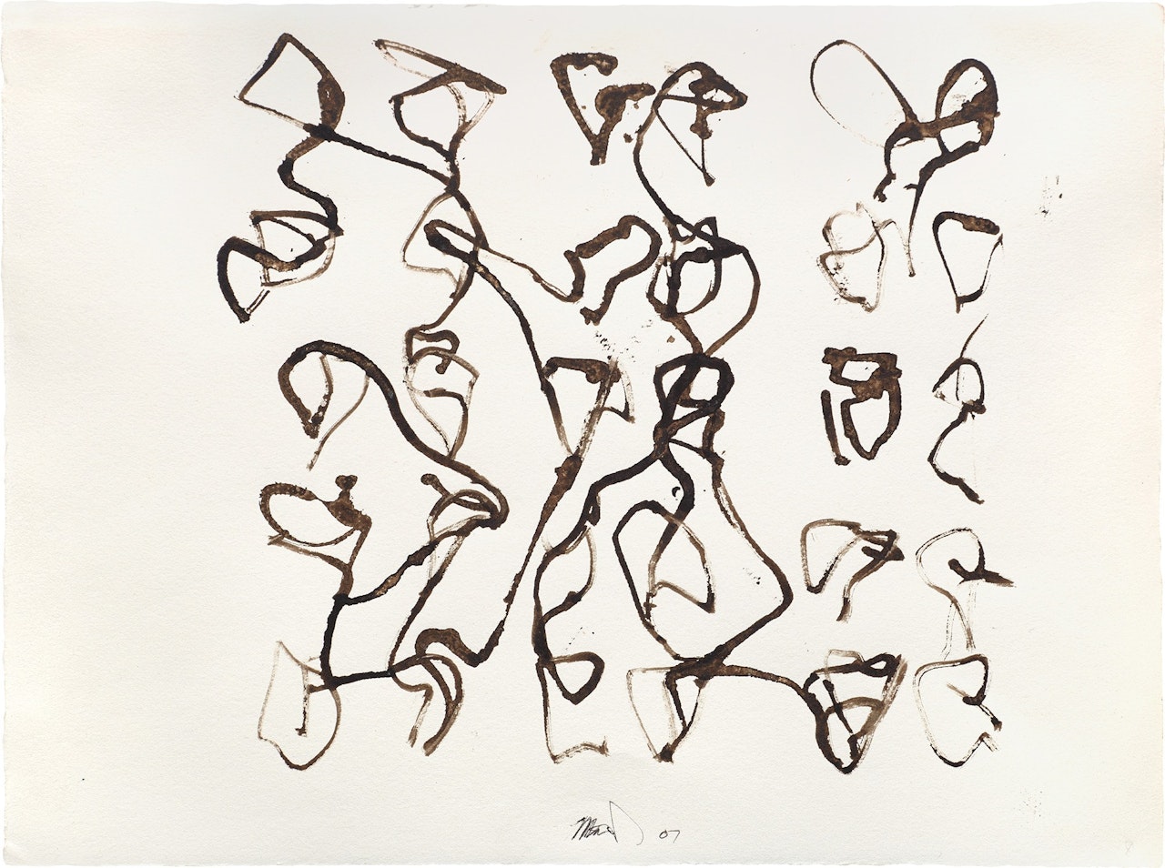 Letter of Gratitude #8 by Brice Marden