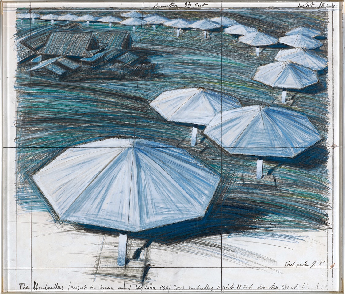 The Umbrella Project for Japan and Western U.S.A. by Christo