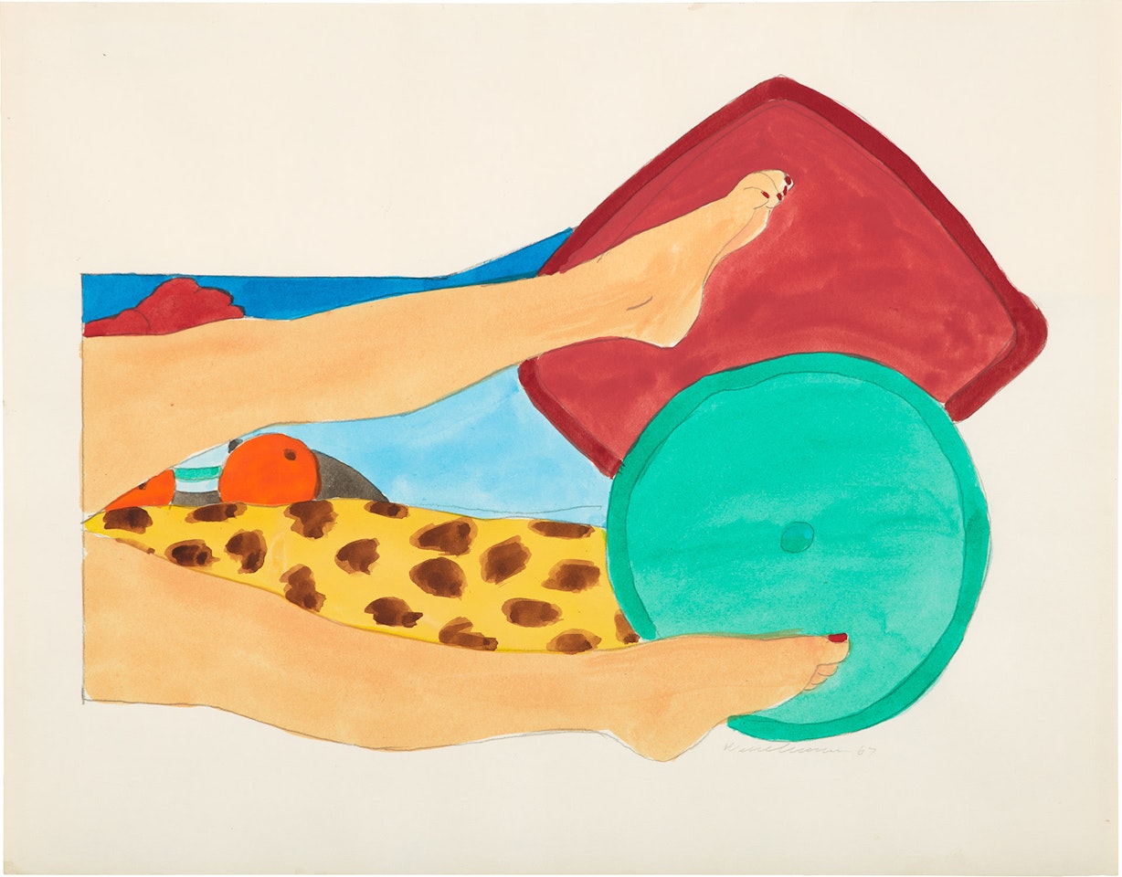 Study for Bedroom Painting #1 by Tom Wesselmann