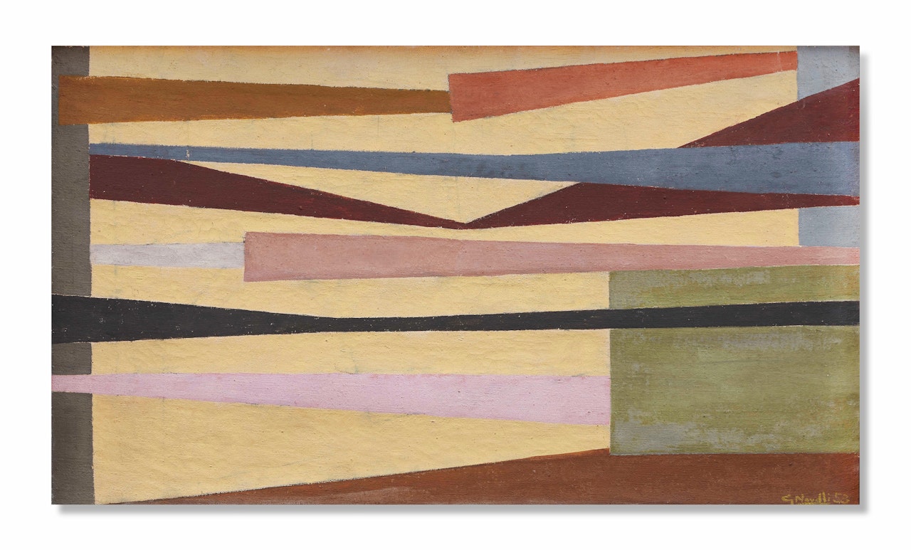 Composiçao abstrata by Gastone Novelli