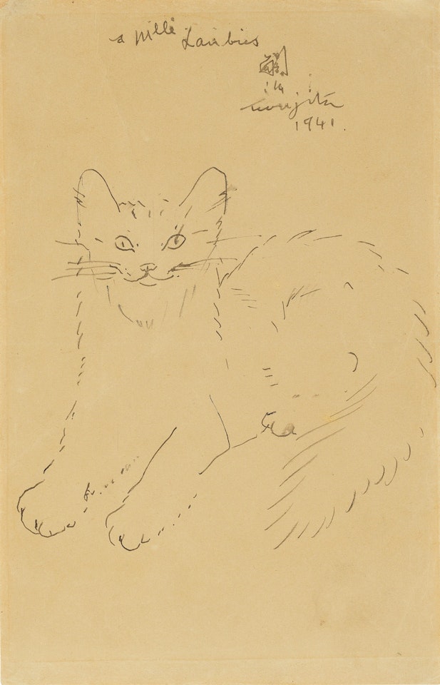 Chat by Leonard Tsuguharu Foujita
