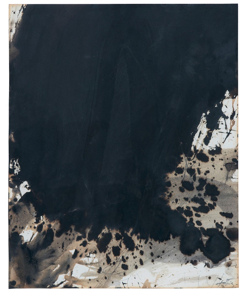 Gran Mancha Negra by Antoni Tapies