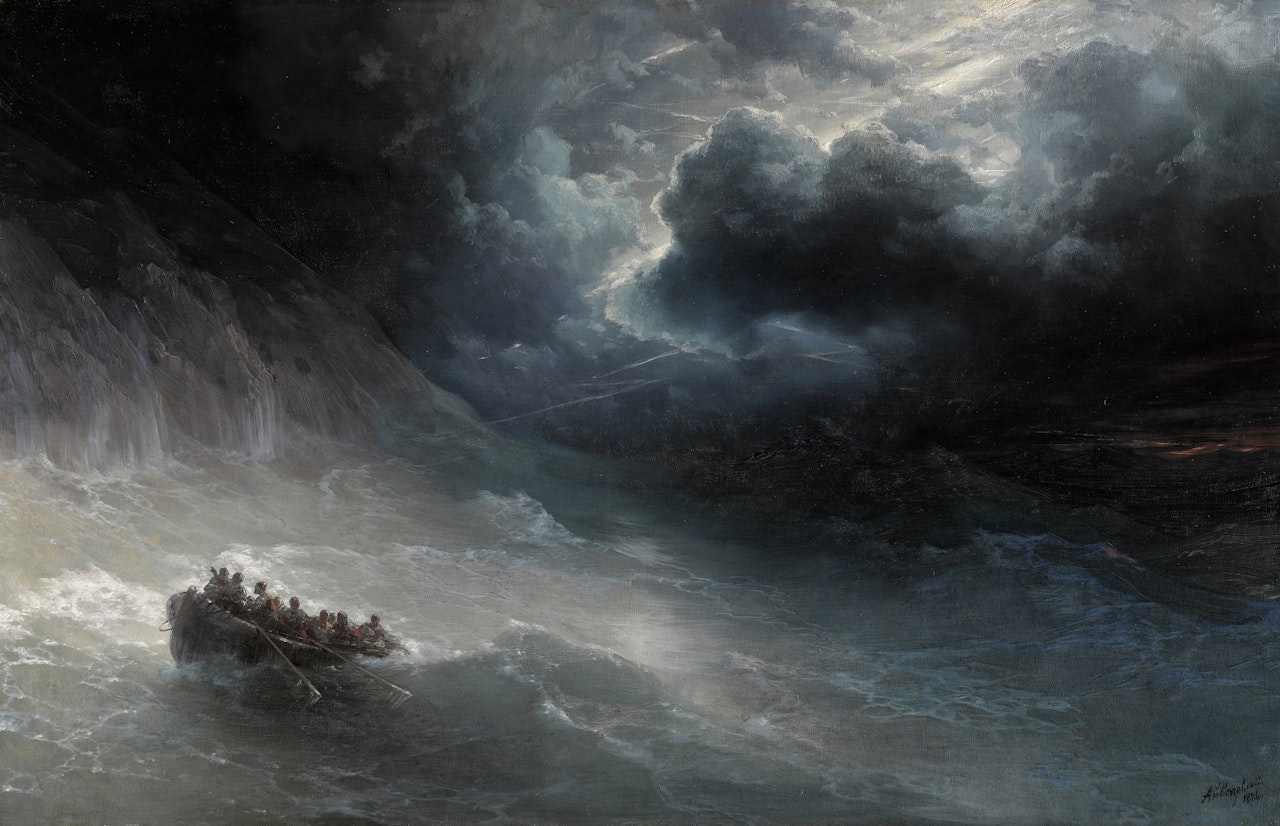 The Wrath of the Seas by Ivan Konstantinovich Aivazovsky