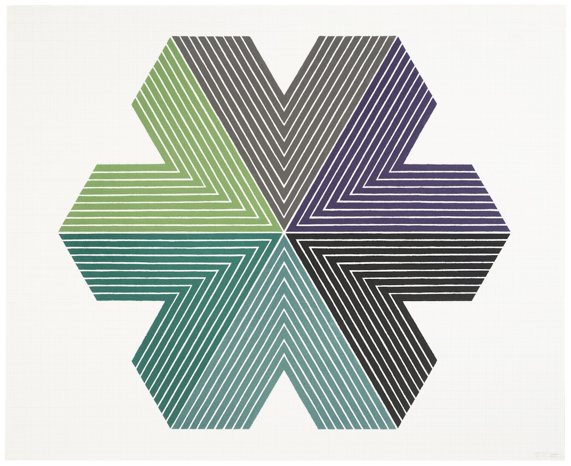 Star of Persia II, from Star of Persia Series by Frank Stella