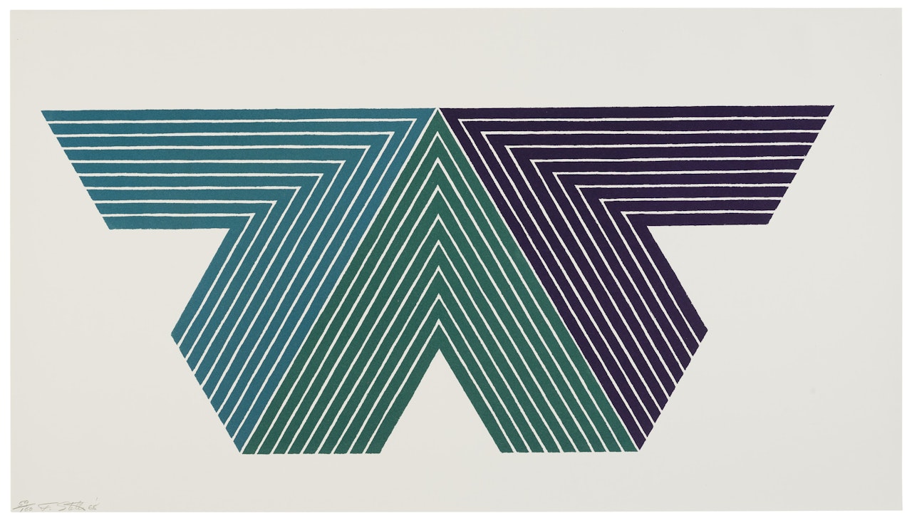 Black Adder, from V Series by Frank Stella