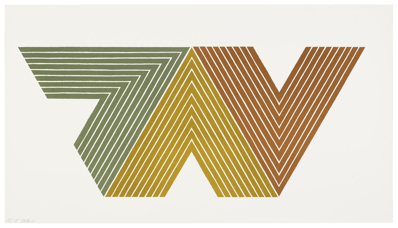 Quathlamba II, from V Series by Frank Stella