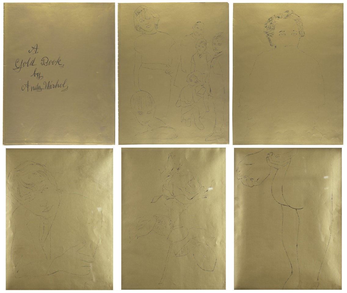 A Gold Book: six prints by Andy Warhol