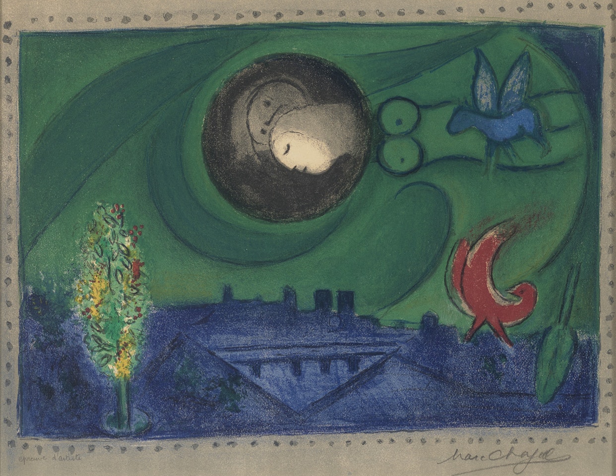 Quai de Bercy by Marc Chagall