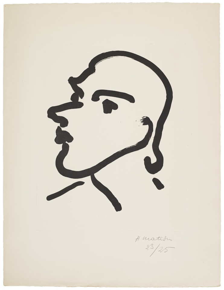 Nadia de profil by Henri Matisse