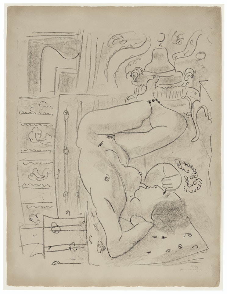 Nu renversé au brasero by Henri Matisse