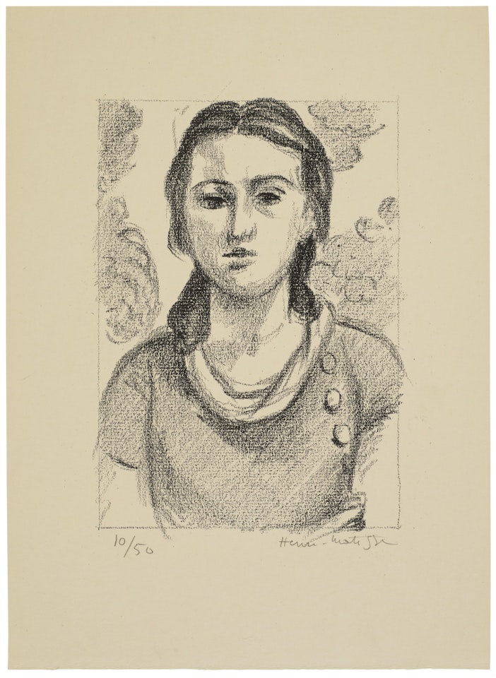 Tête de jeune fille by Henri Matisse