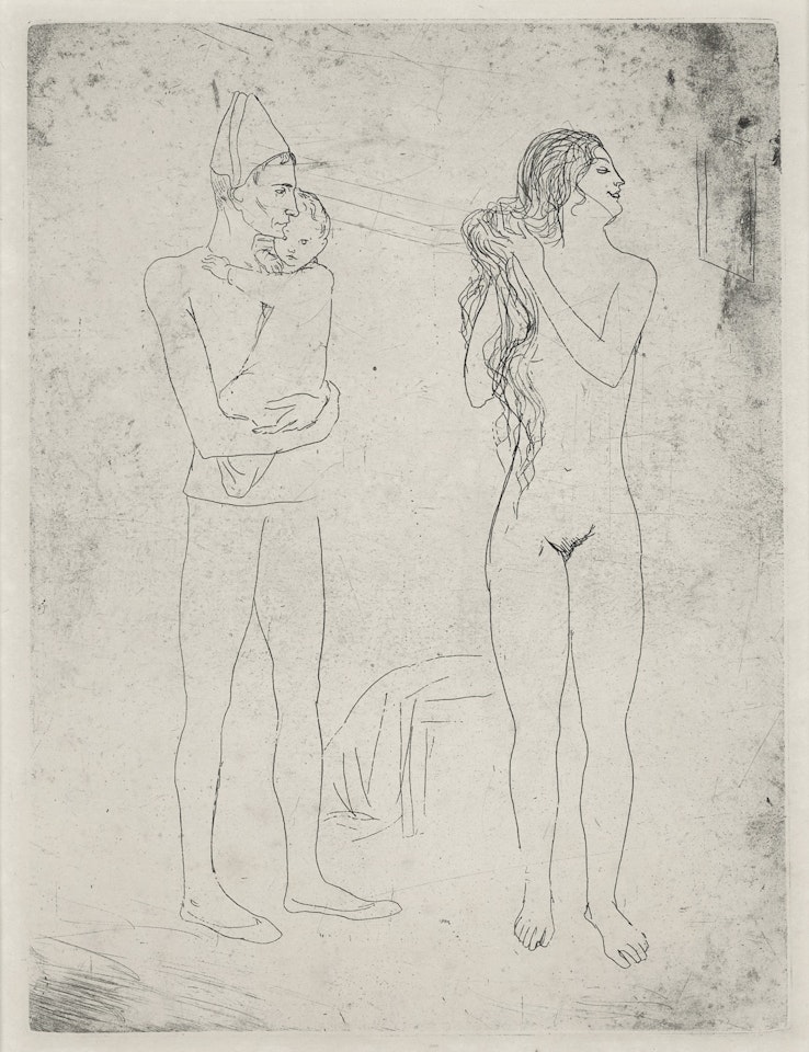 La Toilette de la mère, from La Suite des Saltimbanques by Pablo Picasso