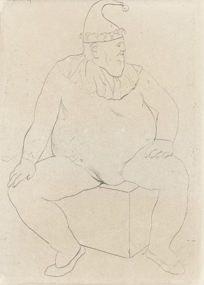 Saltimbanque au Repos, from La Suite des Saltimbanques by Pablo Picasso