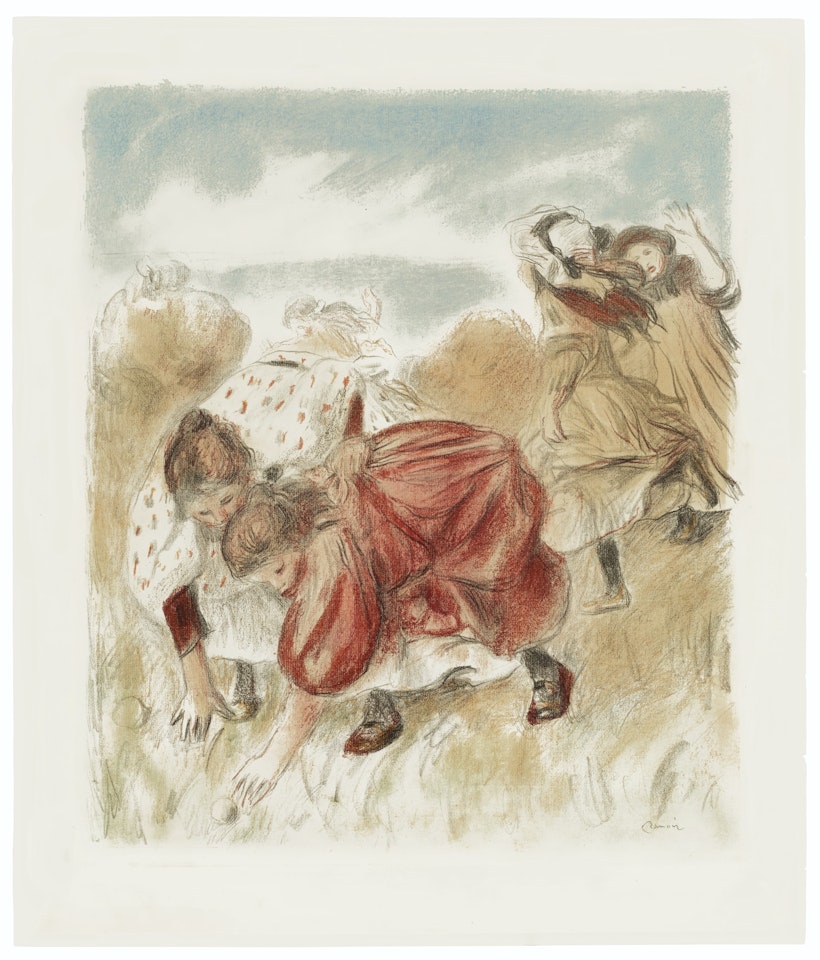 Enfants jouant à la balle by Pierre-Auguste Renoir