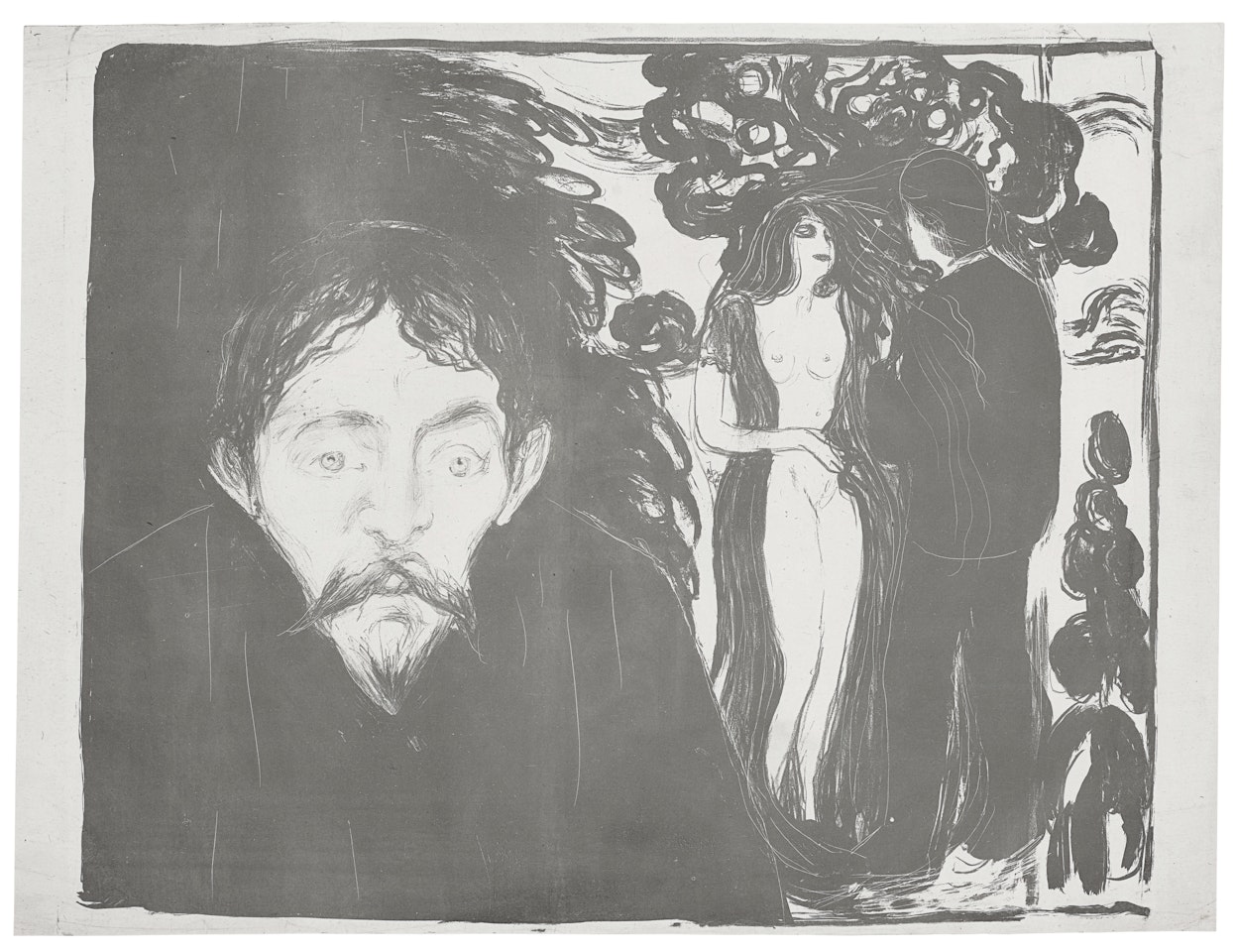 Eifersucht II (Jealousy II) by Edvard Munch