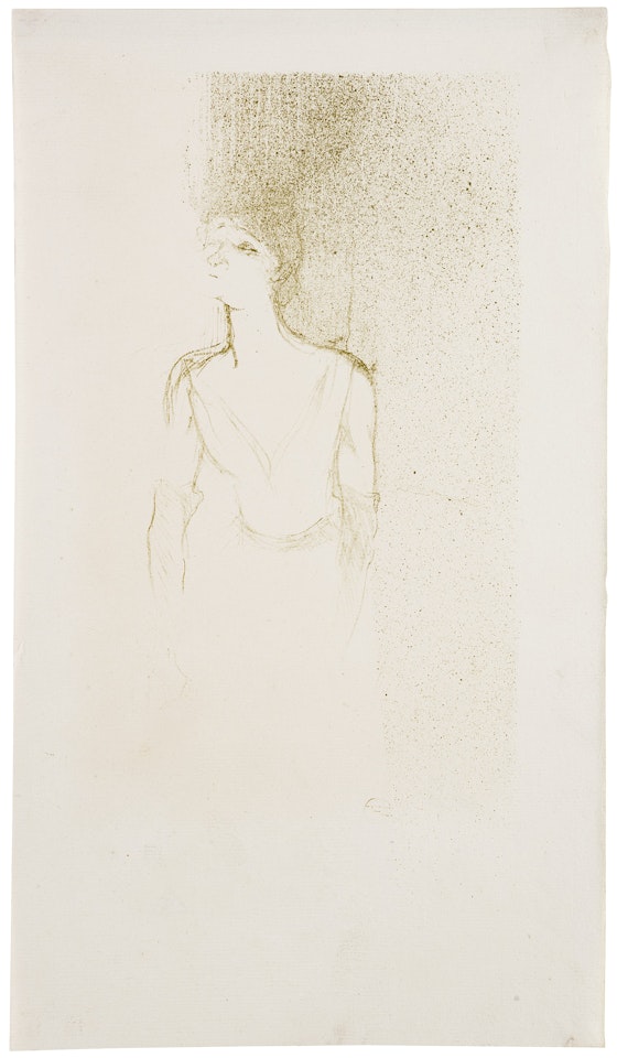 Yvette Guilbert by Henri de Toulouse-Lautrec