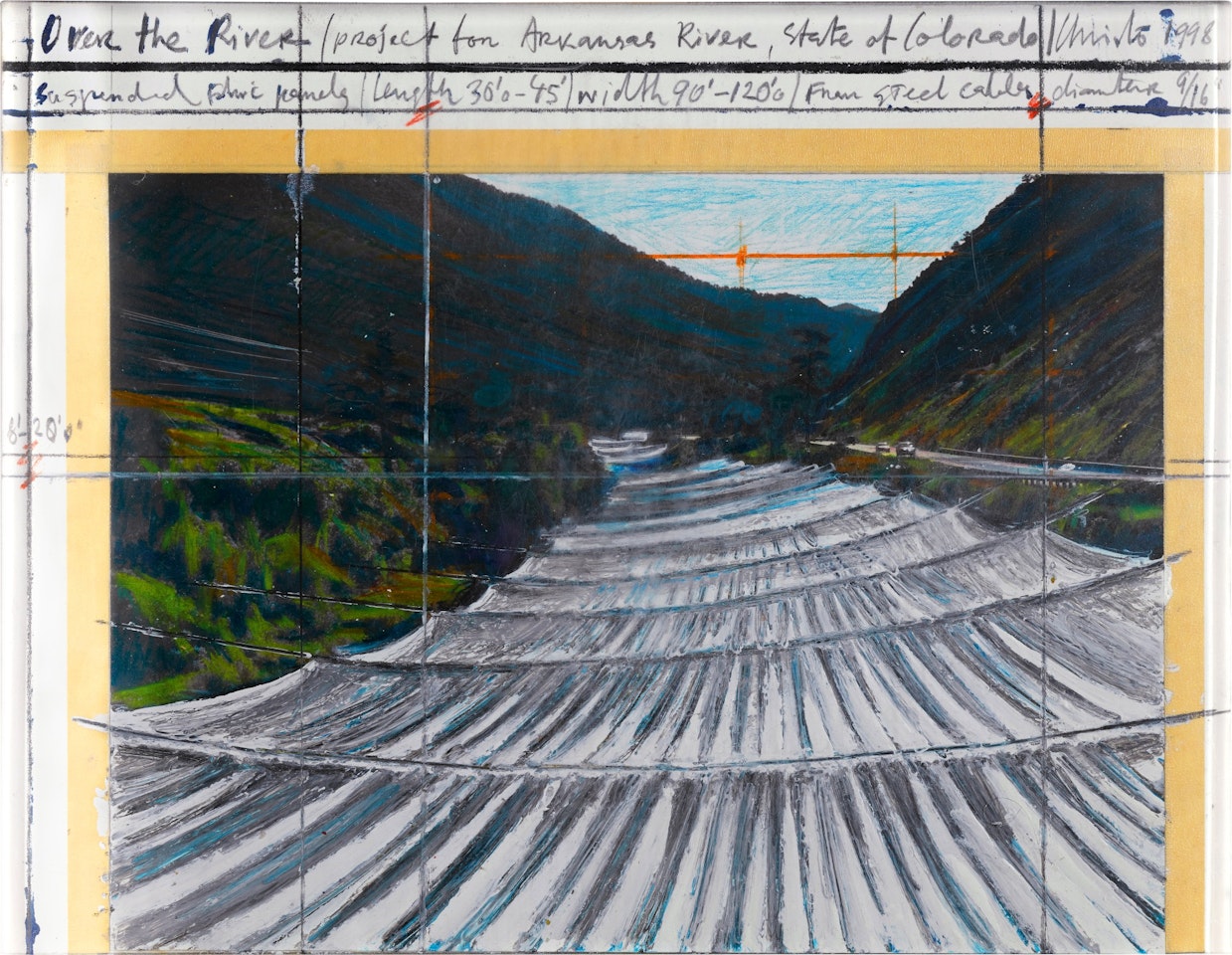 Over The River (Project for Arkansas River, State of Colorado) by Christo