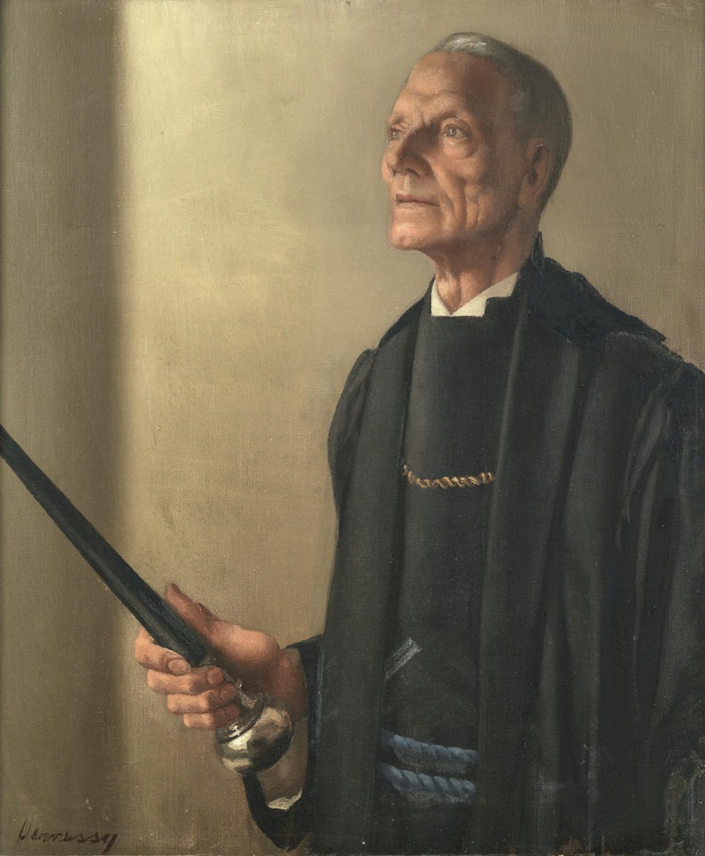 Portrait of George Skeates, Verger by Patrick Hennessey