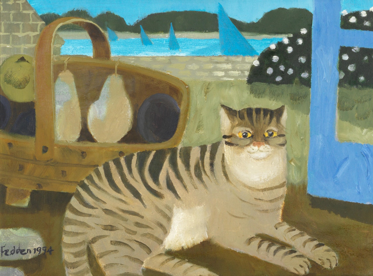 The Tabby Cat by Mary Fedden
