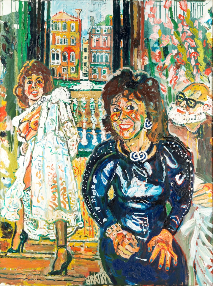 Patti in Venice by John Bratby