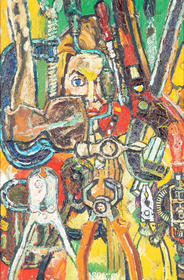 The Tool Shed by John Bratby