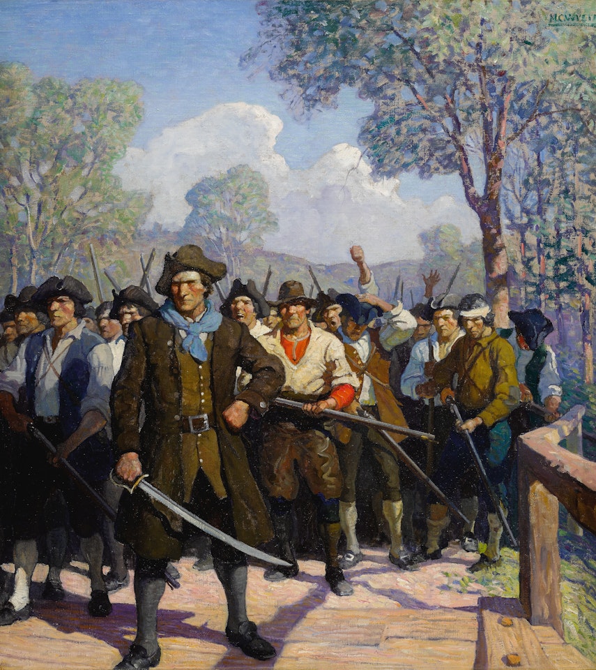 Independence Day (At Concord Bridge) by Newell Convers Wyeth