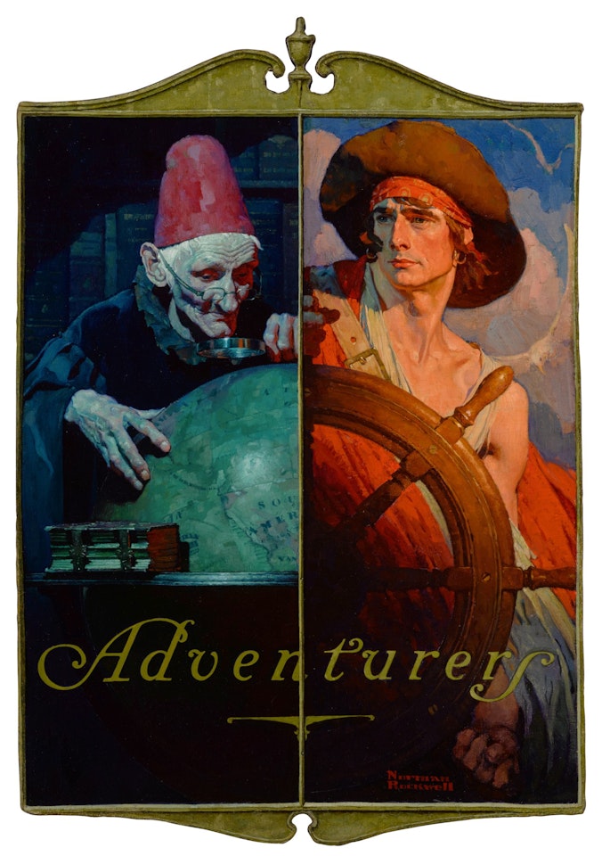 The Adventurers by Norman Rockwell