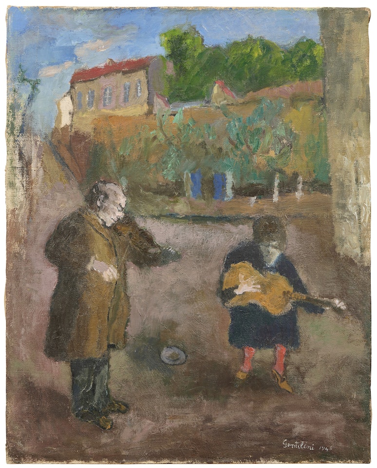 Suonatore by Franco Gentilini