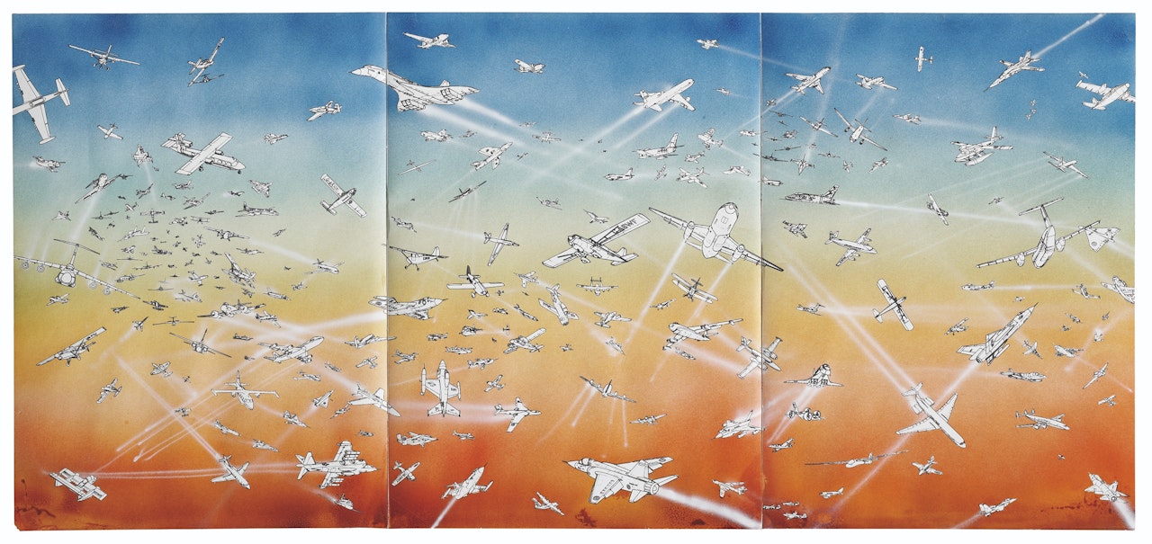 Aerei by Alighiero Boetti