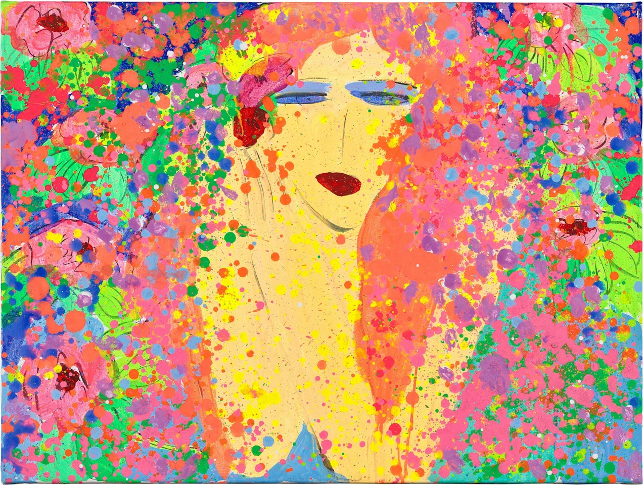 Pink Lady 粉紅女人 by Walasse Ting
