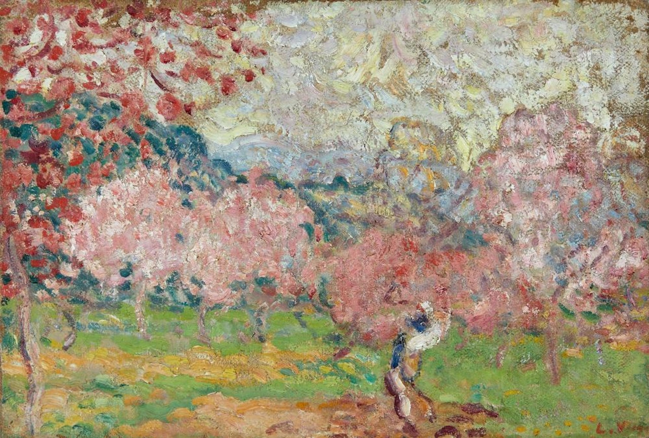 Cerisiers en fleurs by Louis Valtat