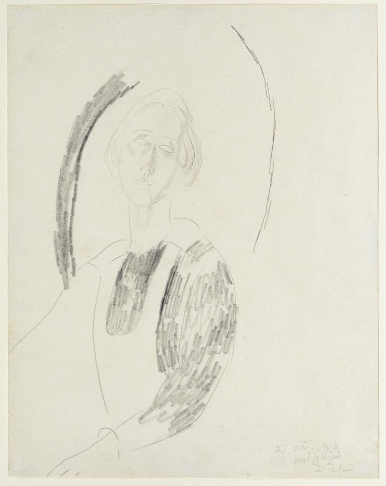 Portrait de femme (Annie Bjarne) by Amedeo Modigliani