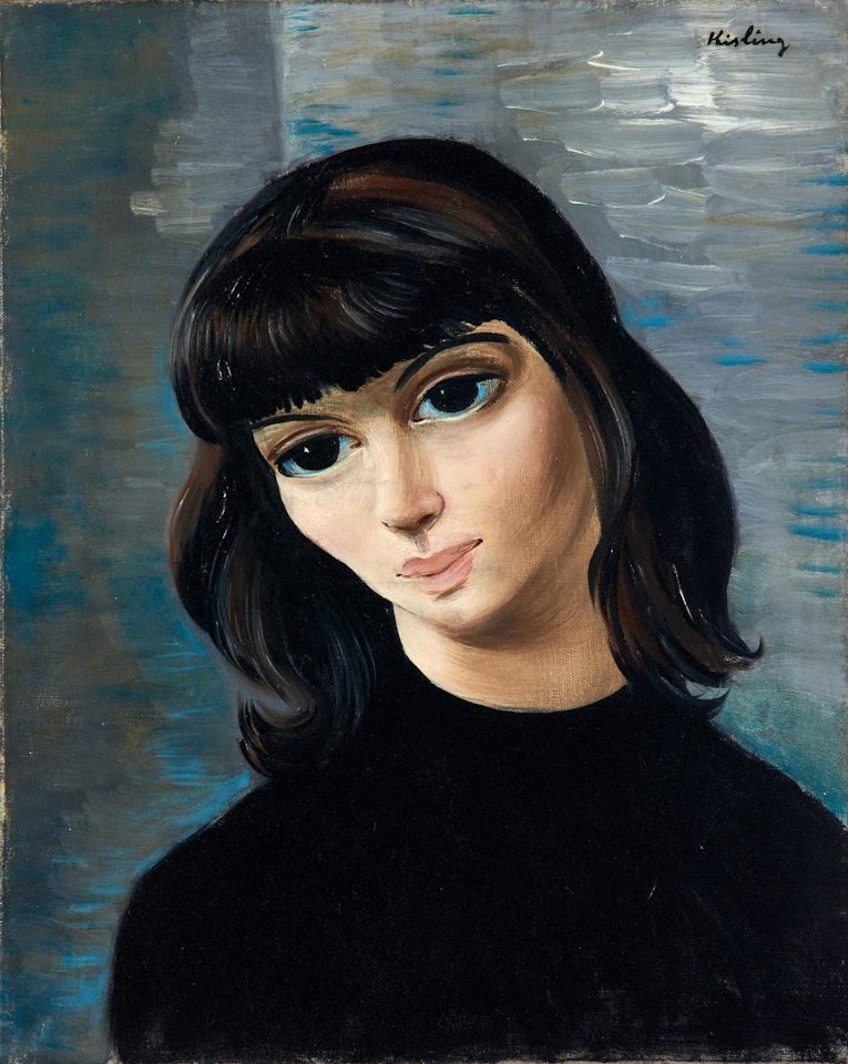 Jeune femme brune by Moïse Kisling