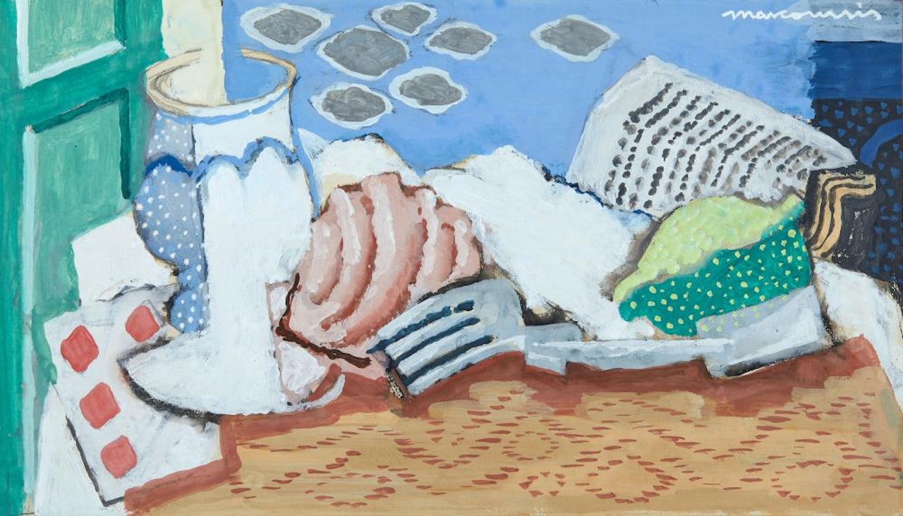 Nature morte au journal by Louis Marcoussis
