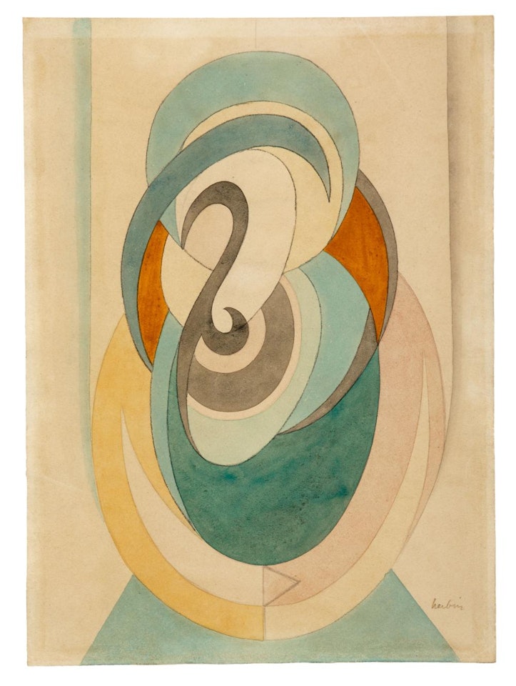 Volutes by Auguste Herbin