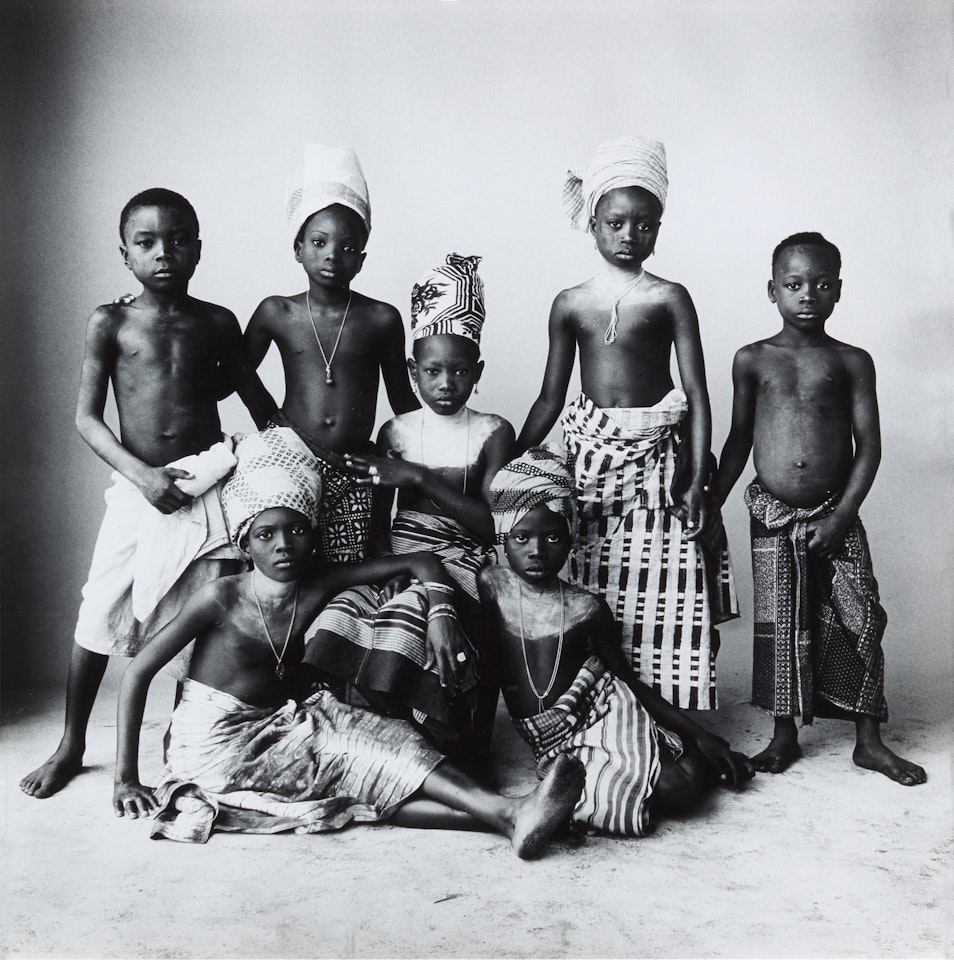Dahomey Children by Irving Penn