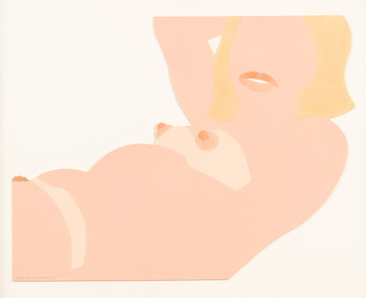 Great American Nude Cut Out by Tom Wesselmann