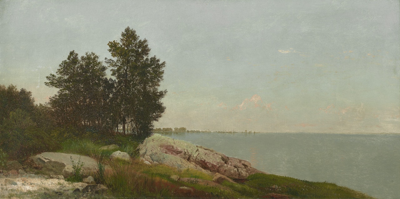 Study on Long Island Sound at Darien, Connecticut by John Frederick Kensett