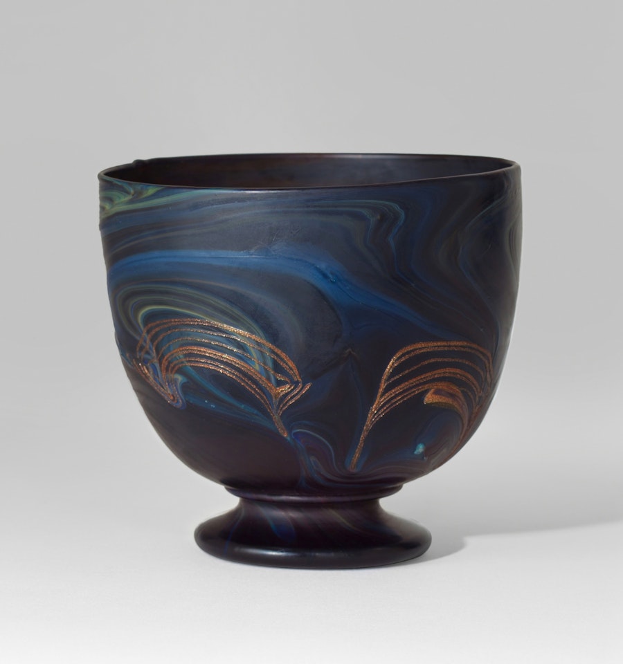 An Early Footed Bowl by Tiffany Studios