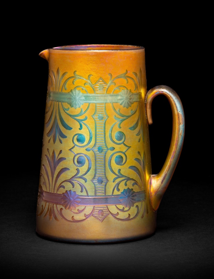 Engraved Pitcher by Tiffany Studios
