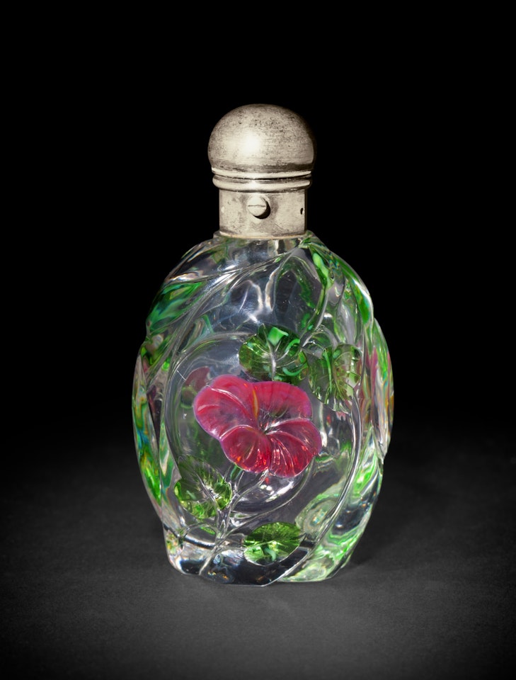 Cameo Paperweight Scent Bottle by Tiffany Studios
