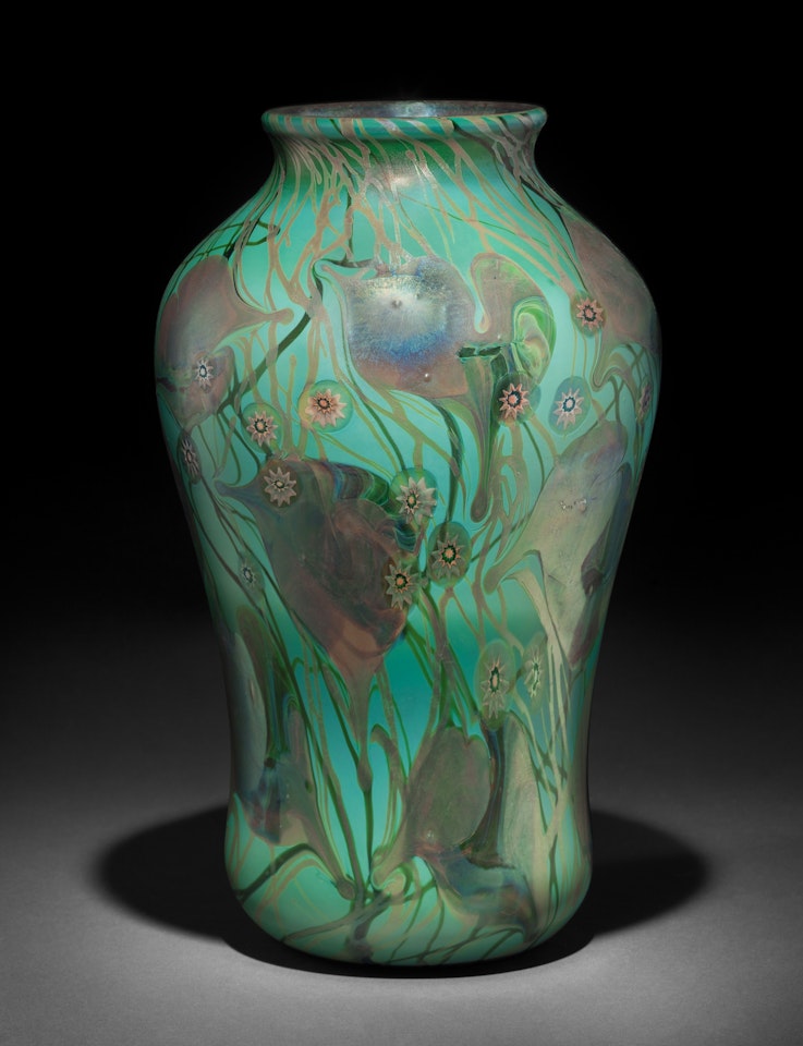 Monumental "Millefiore" Vase by Tiffany Studios