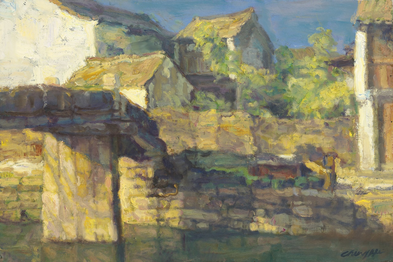 Springtime in Suzhou by Chen Yifei