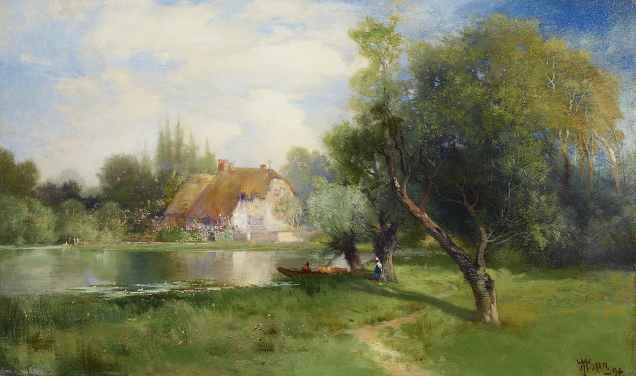 Near East Hampton, Long Island by Thomas Moran