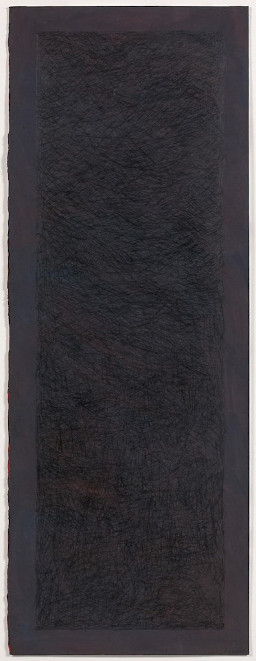 Gouache with Pencil Scribbles by Sol LeWitt