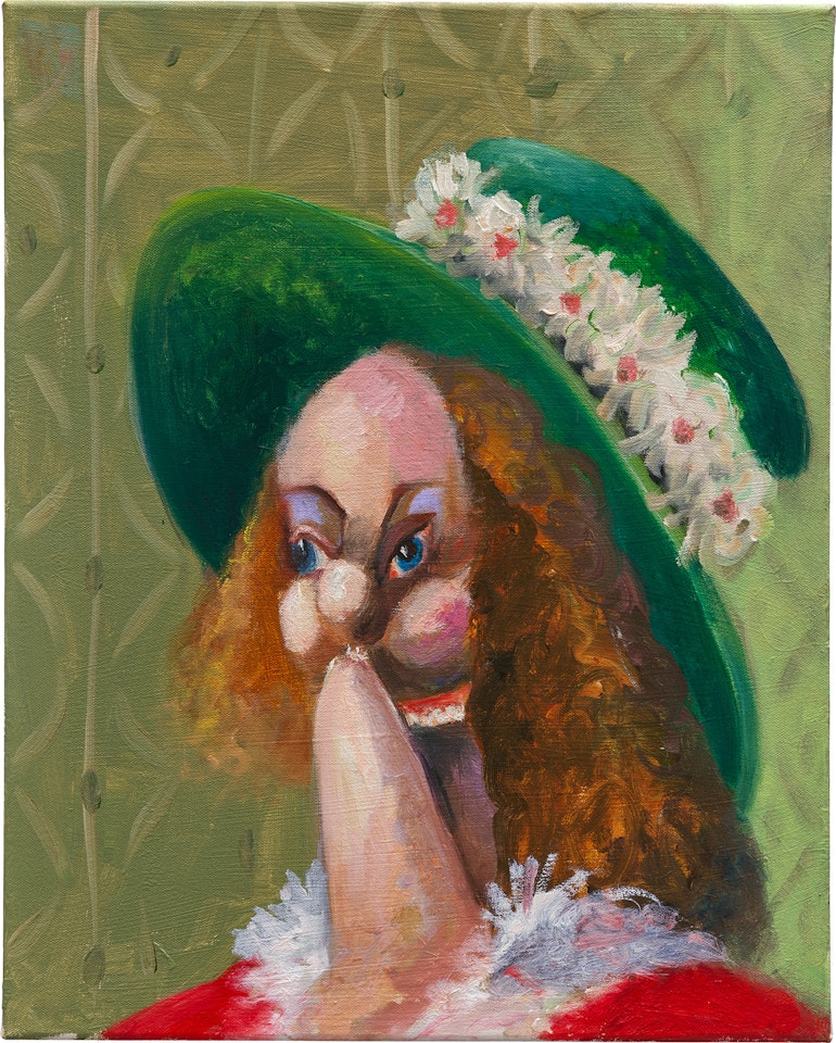 Femme au chapeau by George Condo