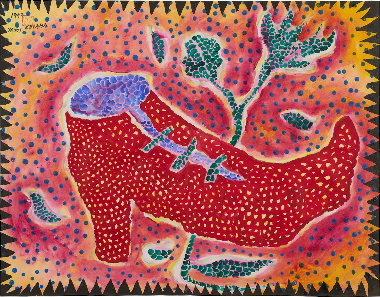 Red Shoe by Yayoi Kusama