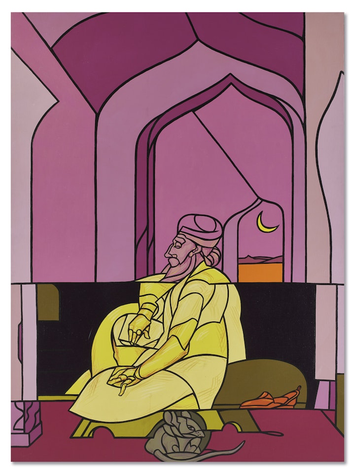 The great Moghul by Valerio Adami